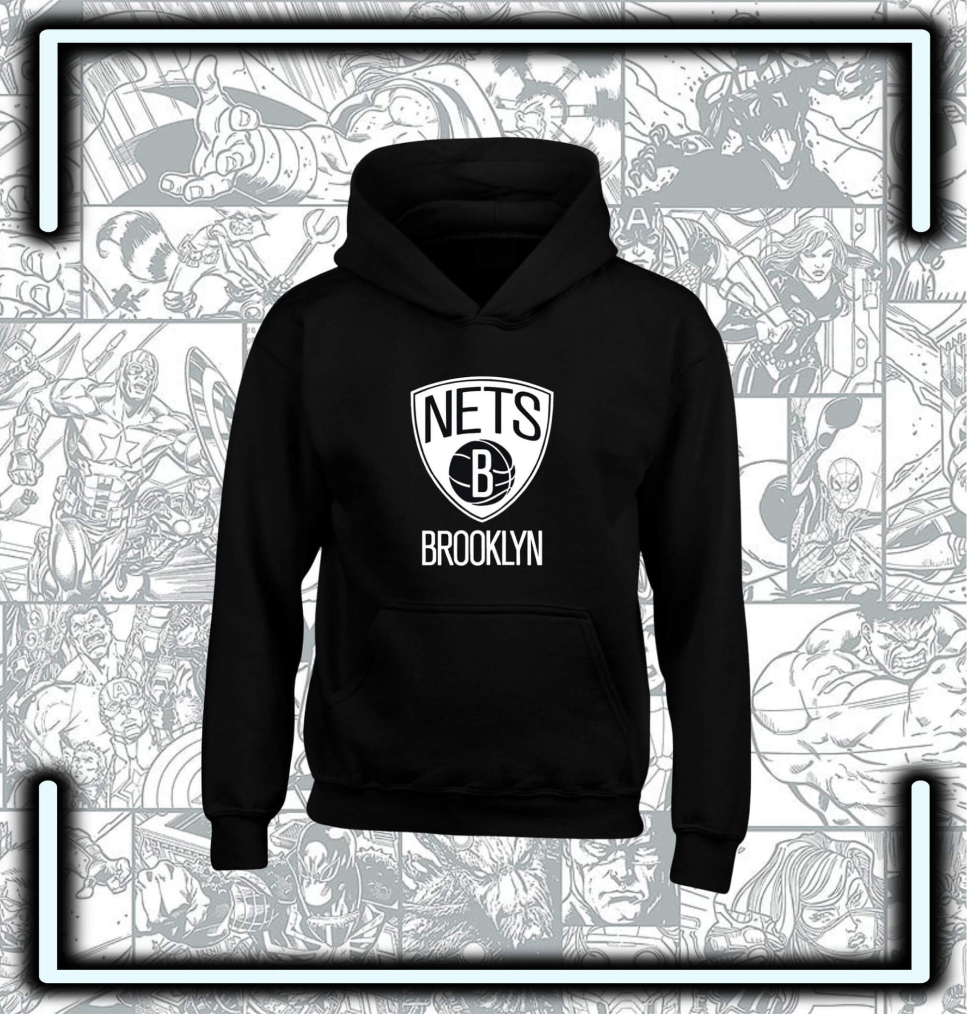 Hoodie Capota Brooklyn Nets - Comics Store Colombia