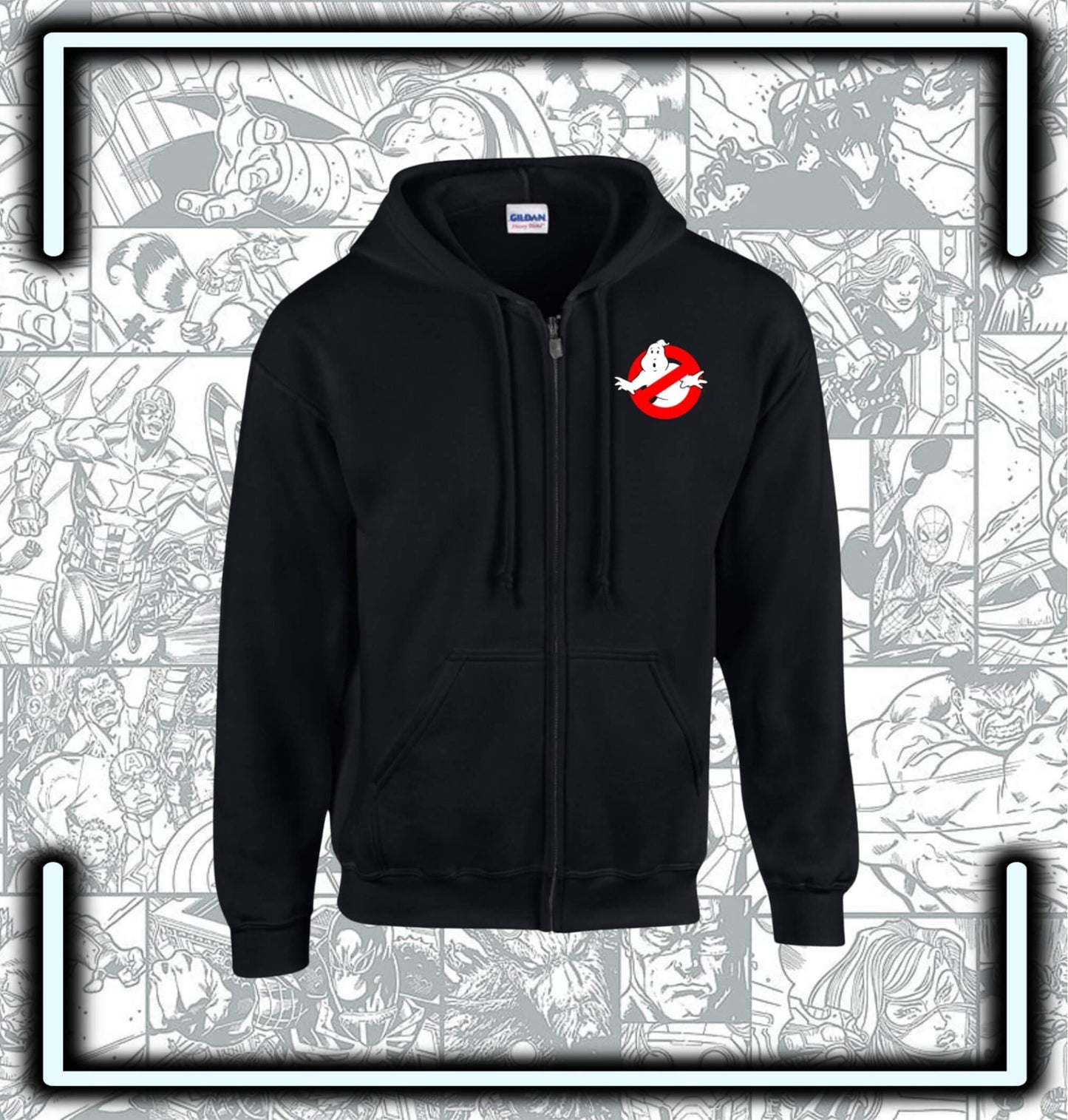 Hoodie Capota Cremallera Ghostbusters - Comics Store Colombia