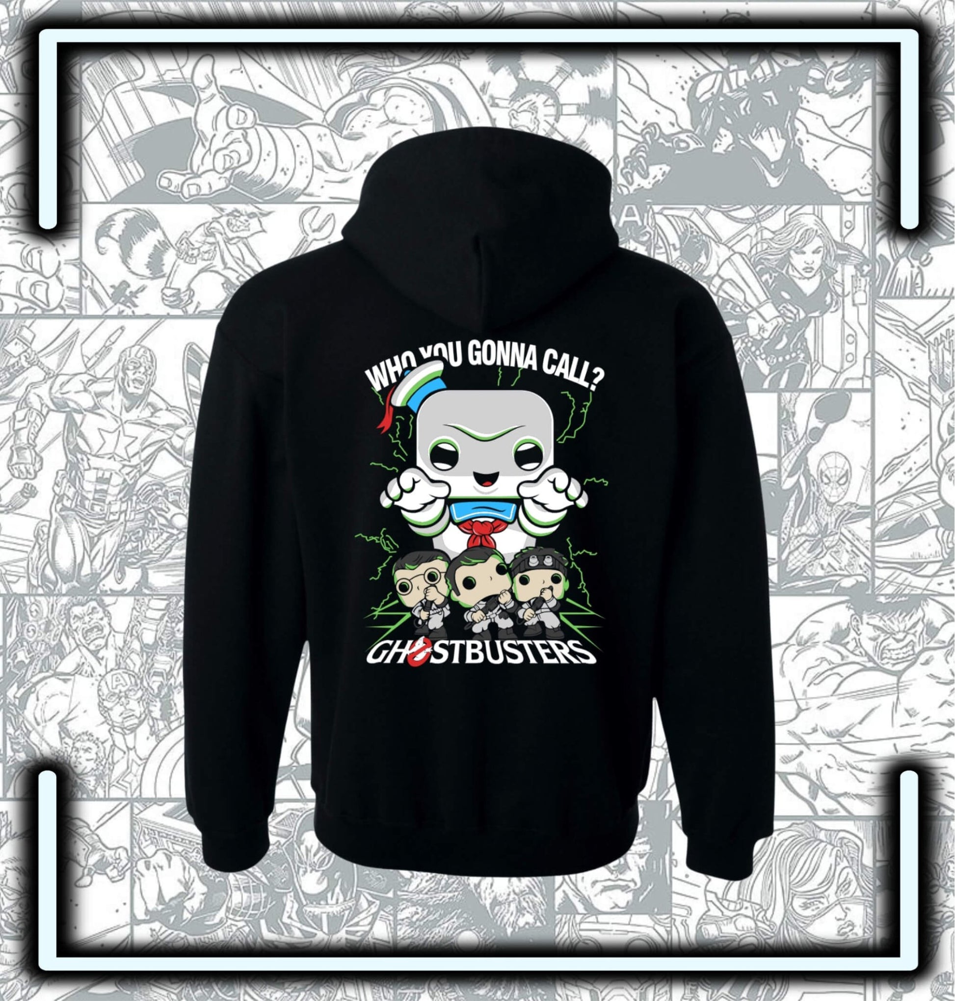 Hoodie Capota Cremallera Ghostbusters Pop - Comics Store Colombia