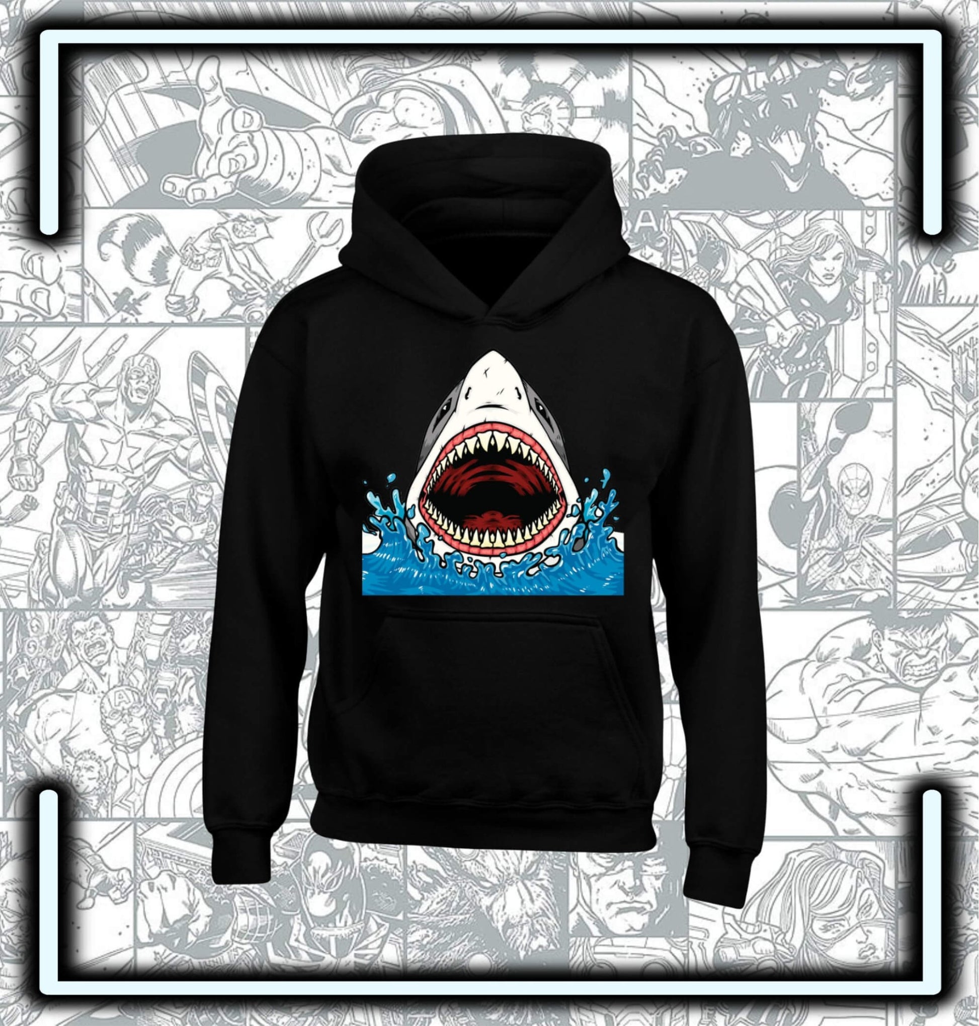 Hoodie Capota Jaws Movie - Comics Store Colombia