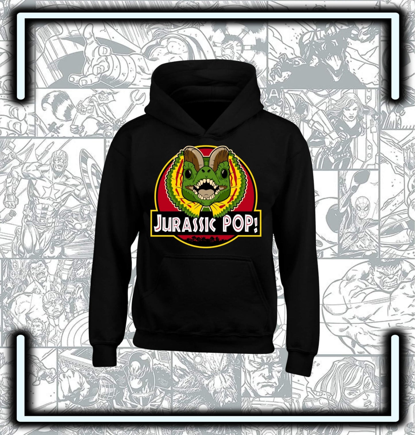 Hoodie Capota Jurassic Park Pop - Comics Store Colombia