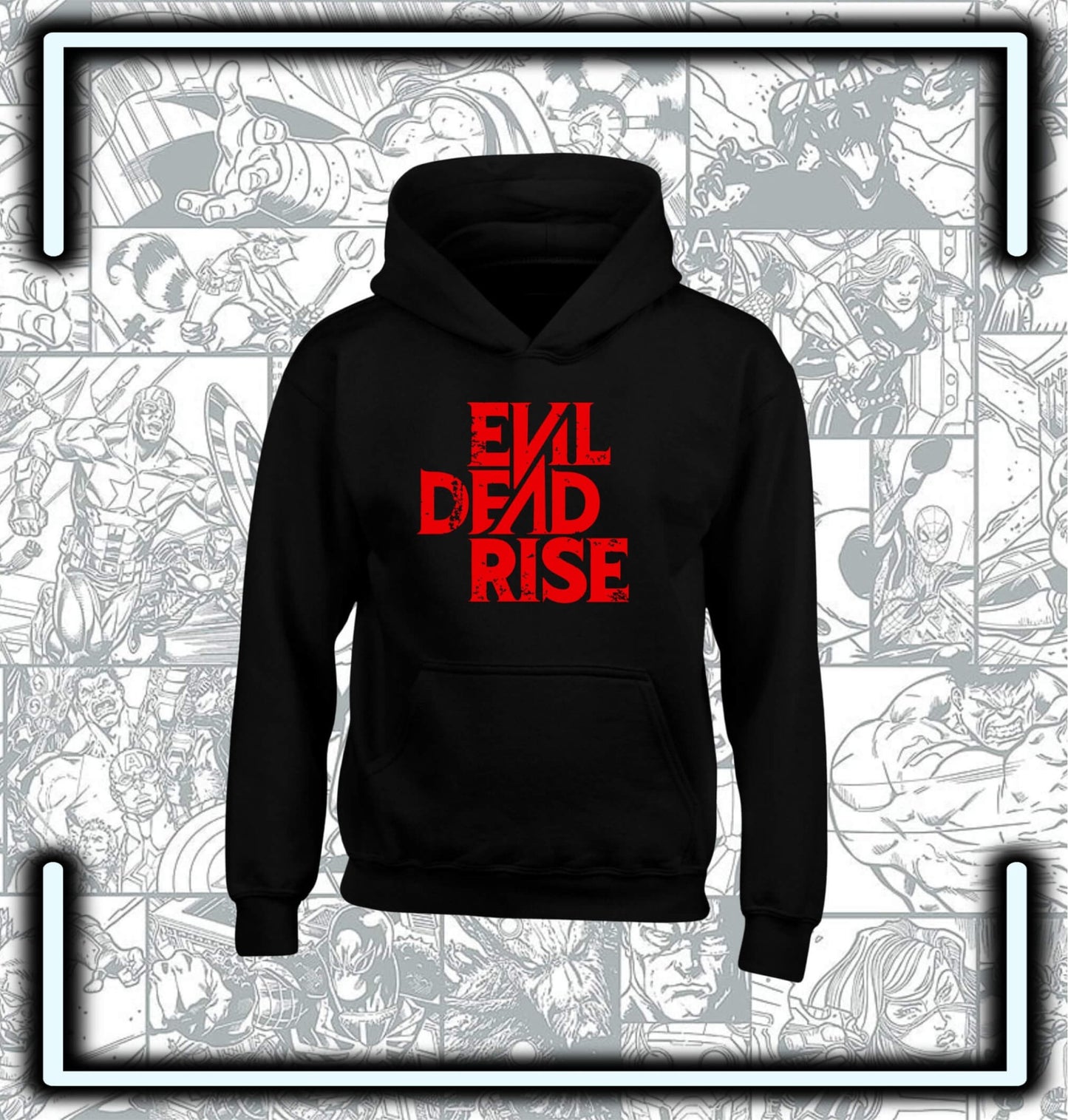 Hoodie Capota Negro Evil Dead Rise - Comics Store Colombia