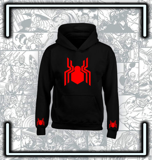 Hoodie Capotas Spiderman Holland Black - Comics Store Colombia