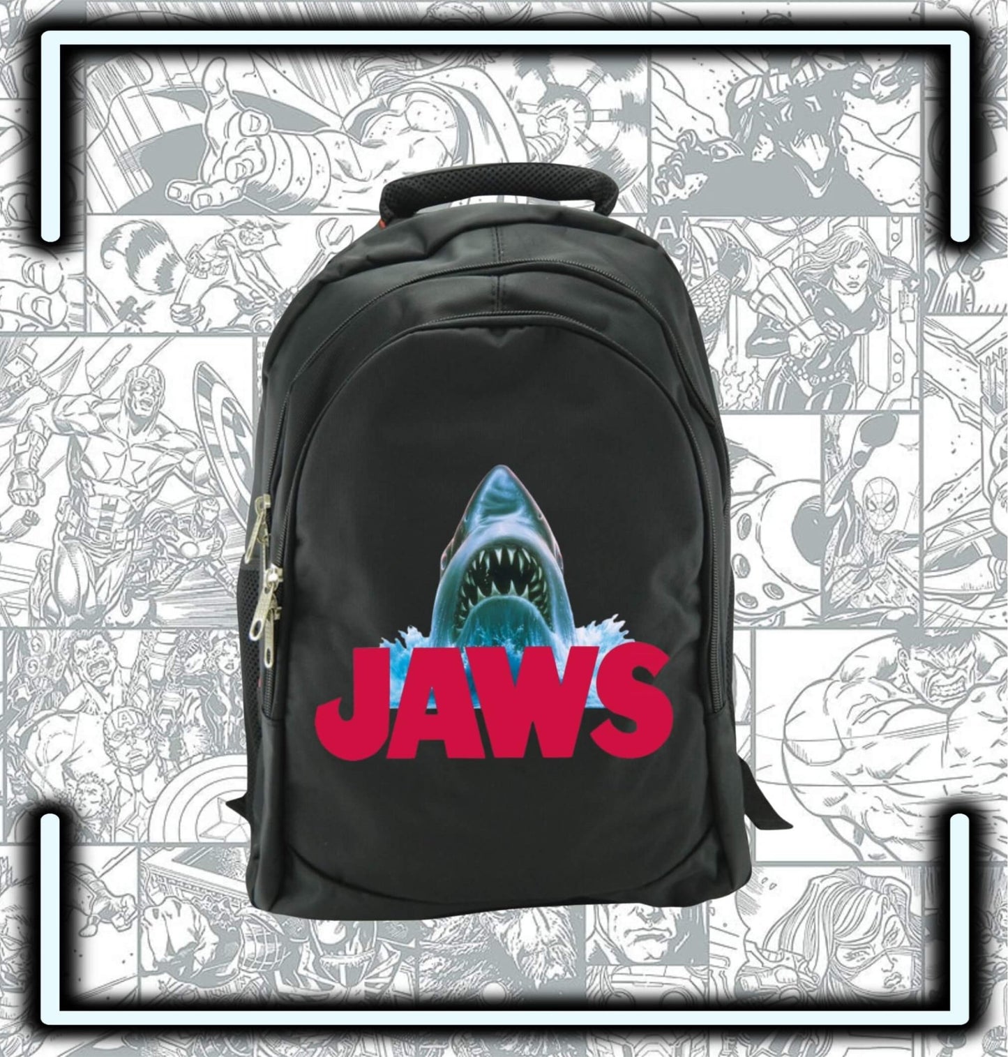 Morral Espalda Black Jaws - Comics Store Colombia