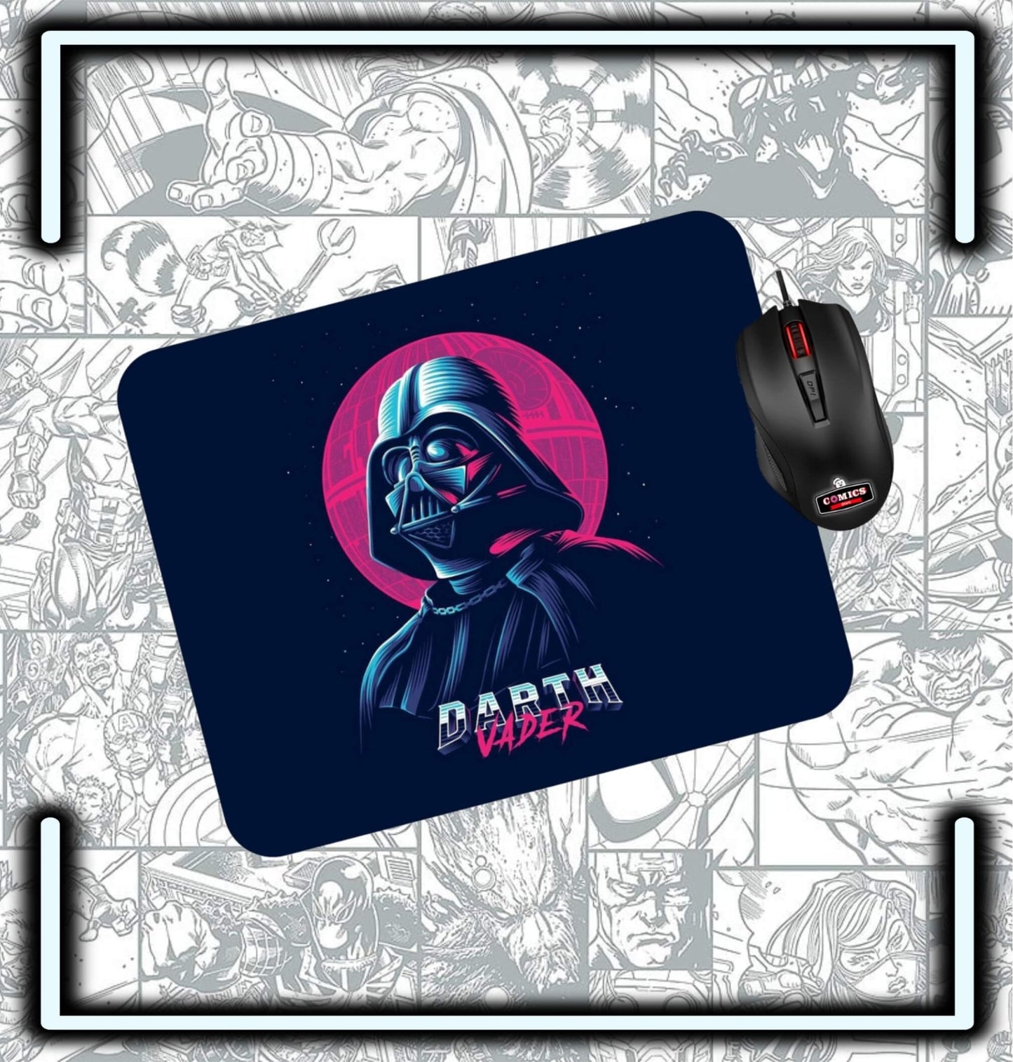 Mouse Pad Darth Vader Star Wars - Comics Store Colombia