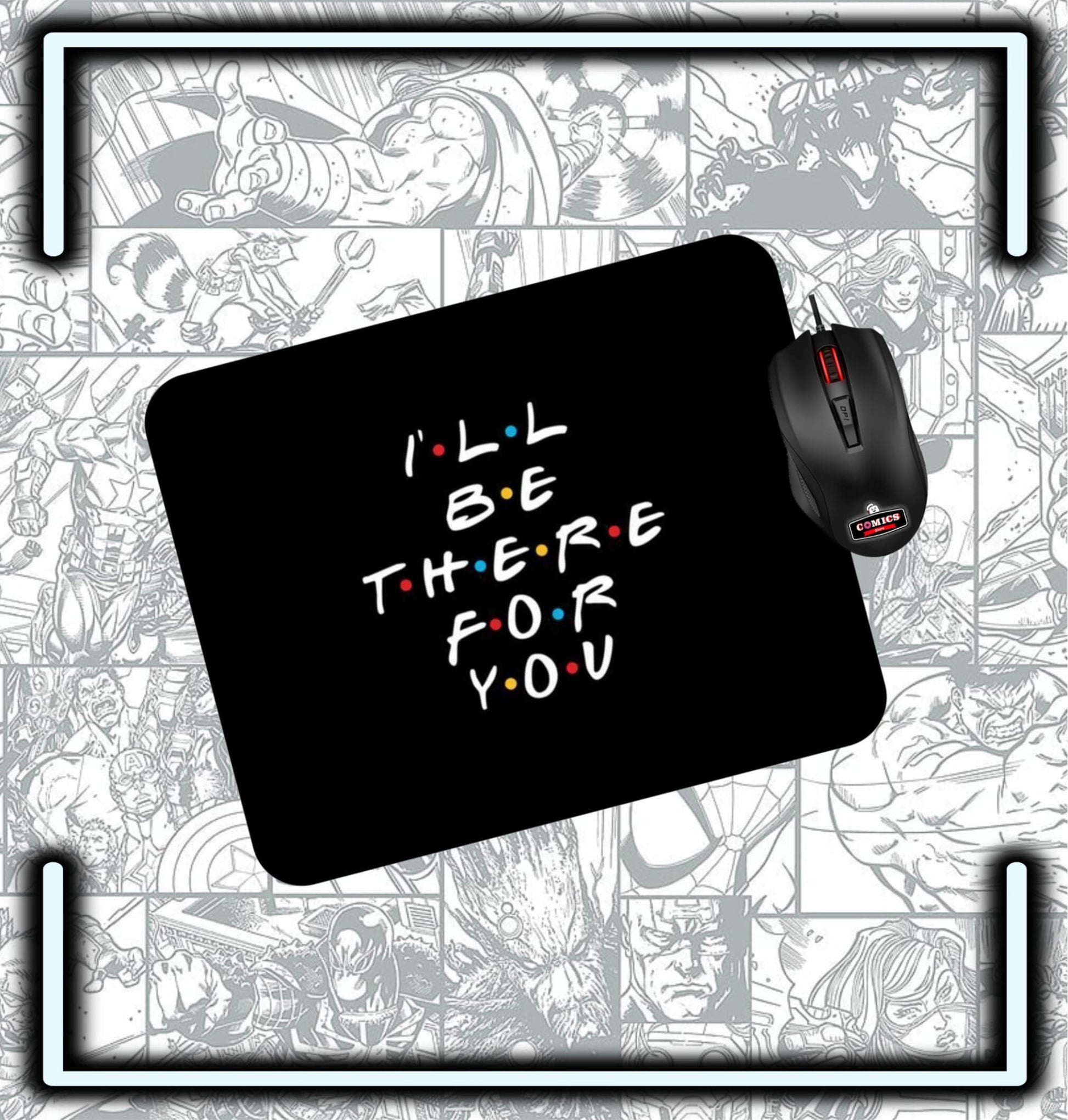 Mouse Pad Friends - Comics Store Colombia