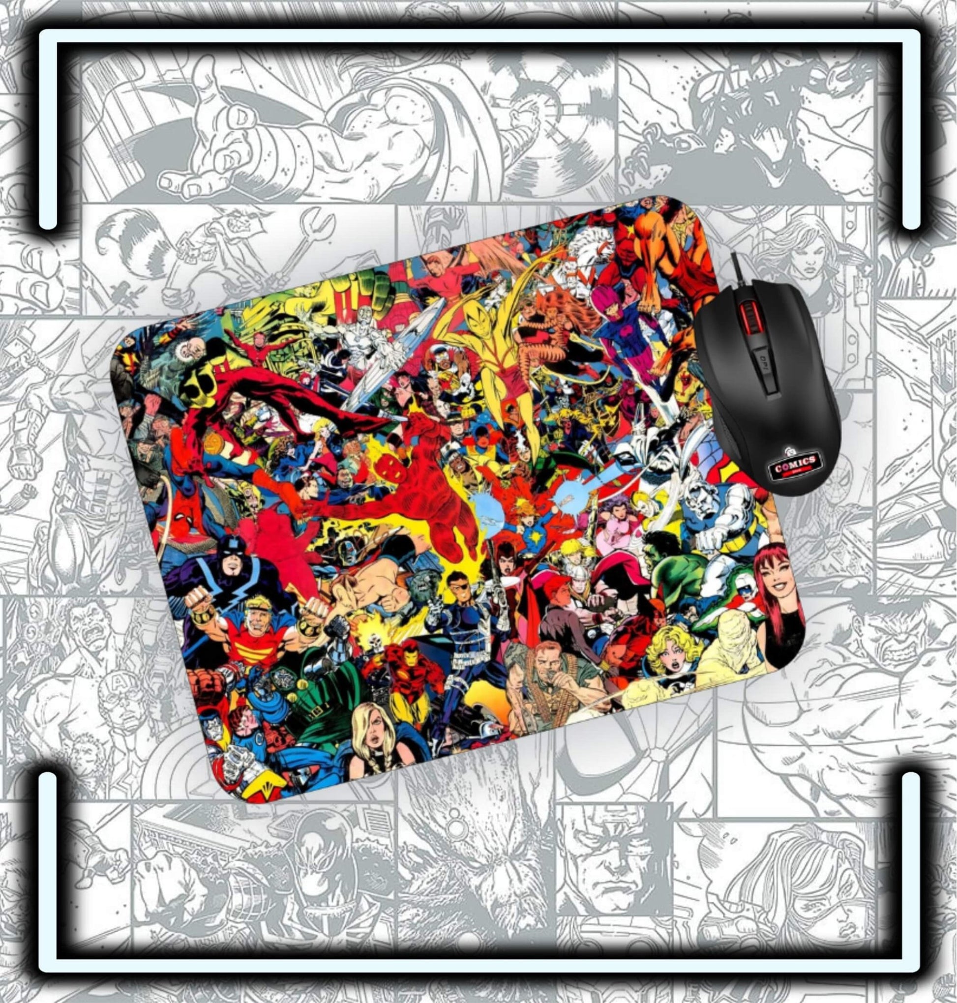 Mouse Pad Marvel Comics - Comics Store Colombia