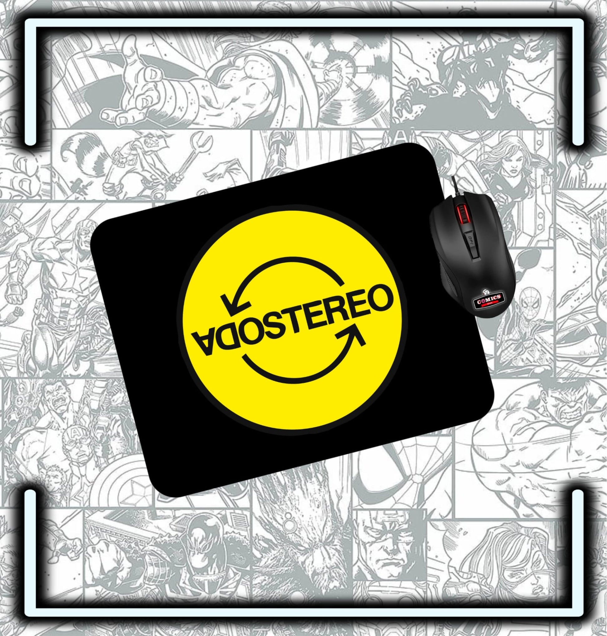 Mouse Pad Soda Stereo - Comics Store Colombia