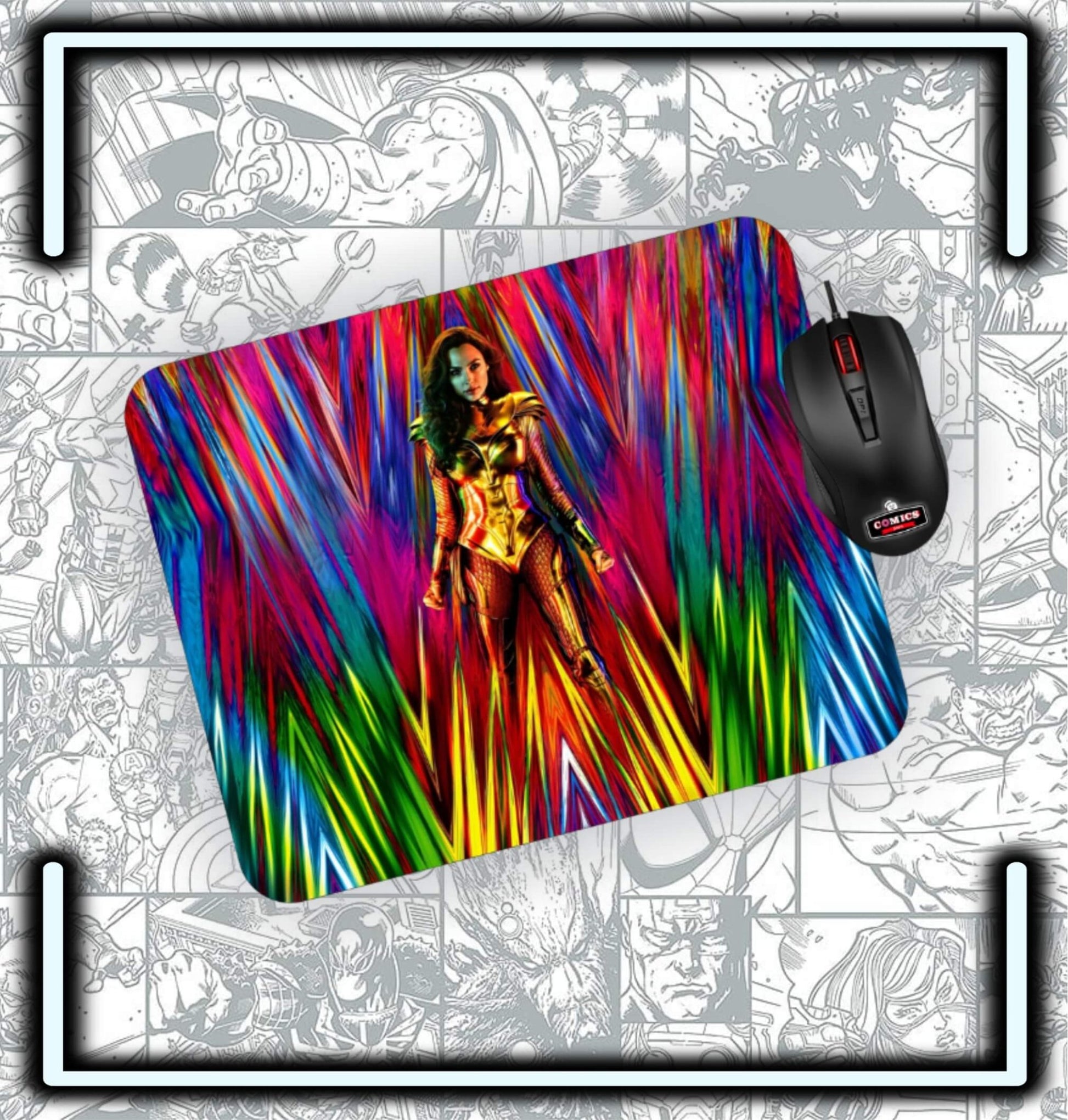 Mouse Pad Wonder Woman - Comics Store Colombia