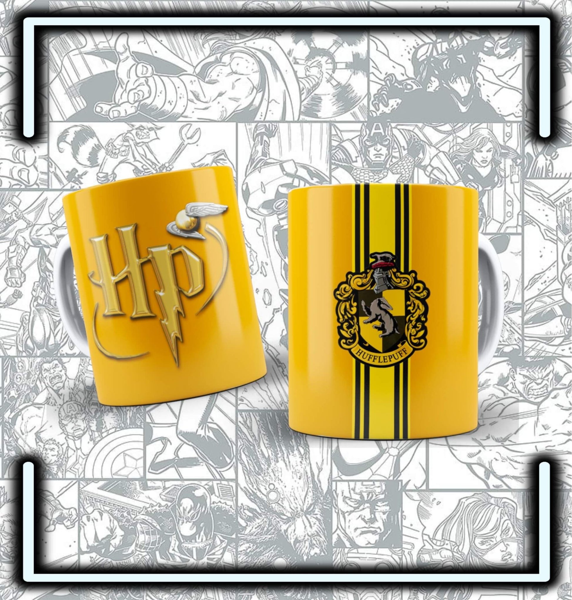Mug Harry Potter Hufflepuff - Comics Store Colombia