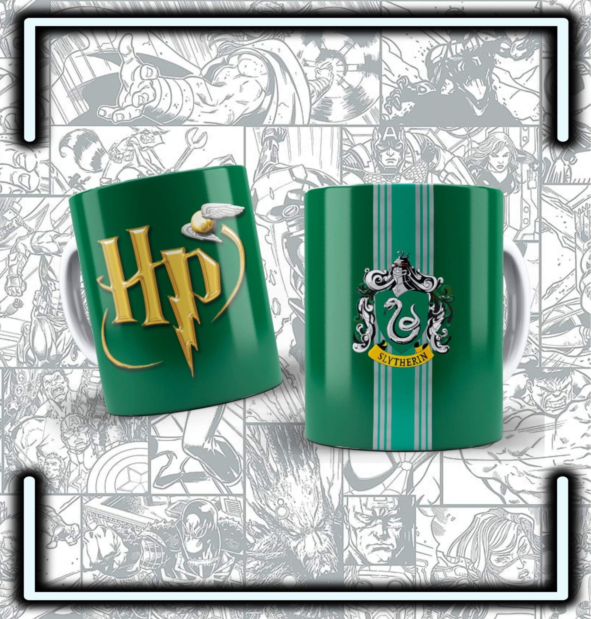 Mug Harry Potter Slytherin - Comics Store Colombia