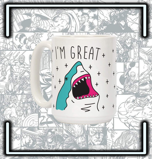 Mug Shark I´m Great - Comics Store Colombia