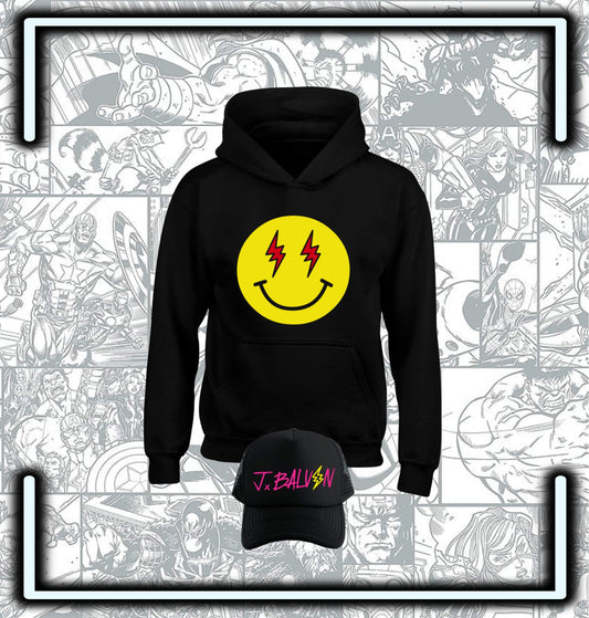 Pack Hoodie Capota J Balvin & Gorra Trucker - Comics Store Colombia