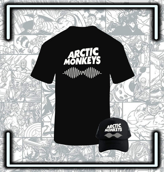 T-Shirt Artic Monkeys Obsequio Gorra - Comics Store Colombia