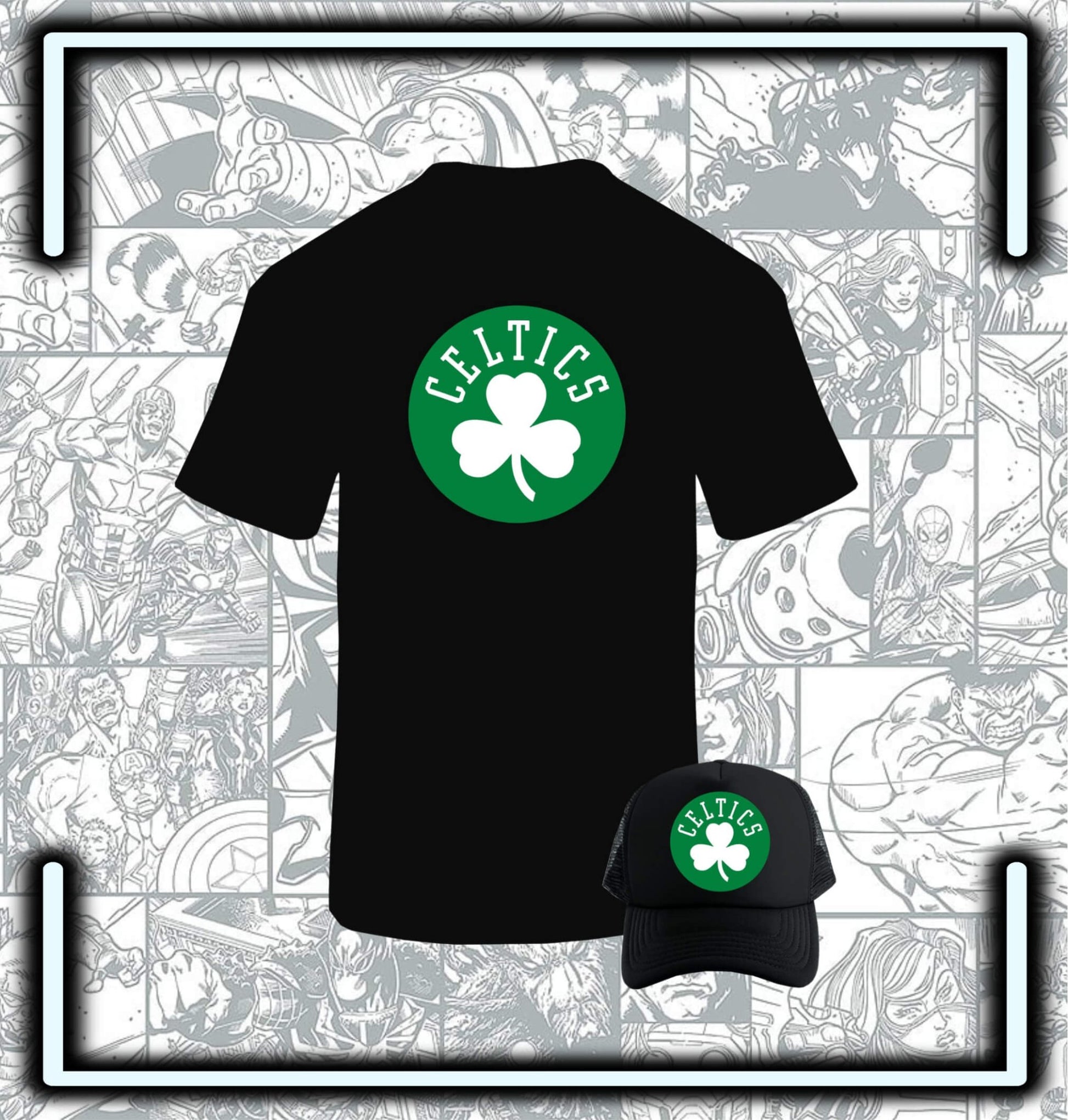 T-Shirt Boston Celtics Obsequio Gorra - Comics Store Colombia