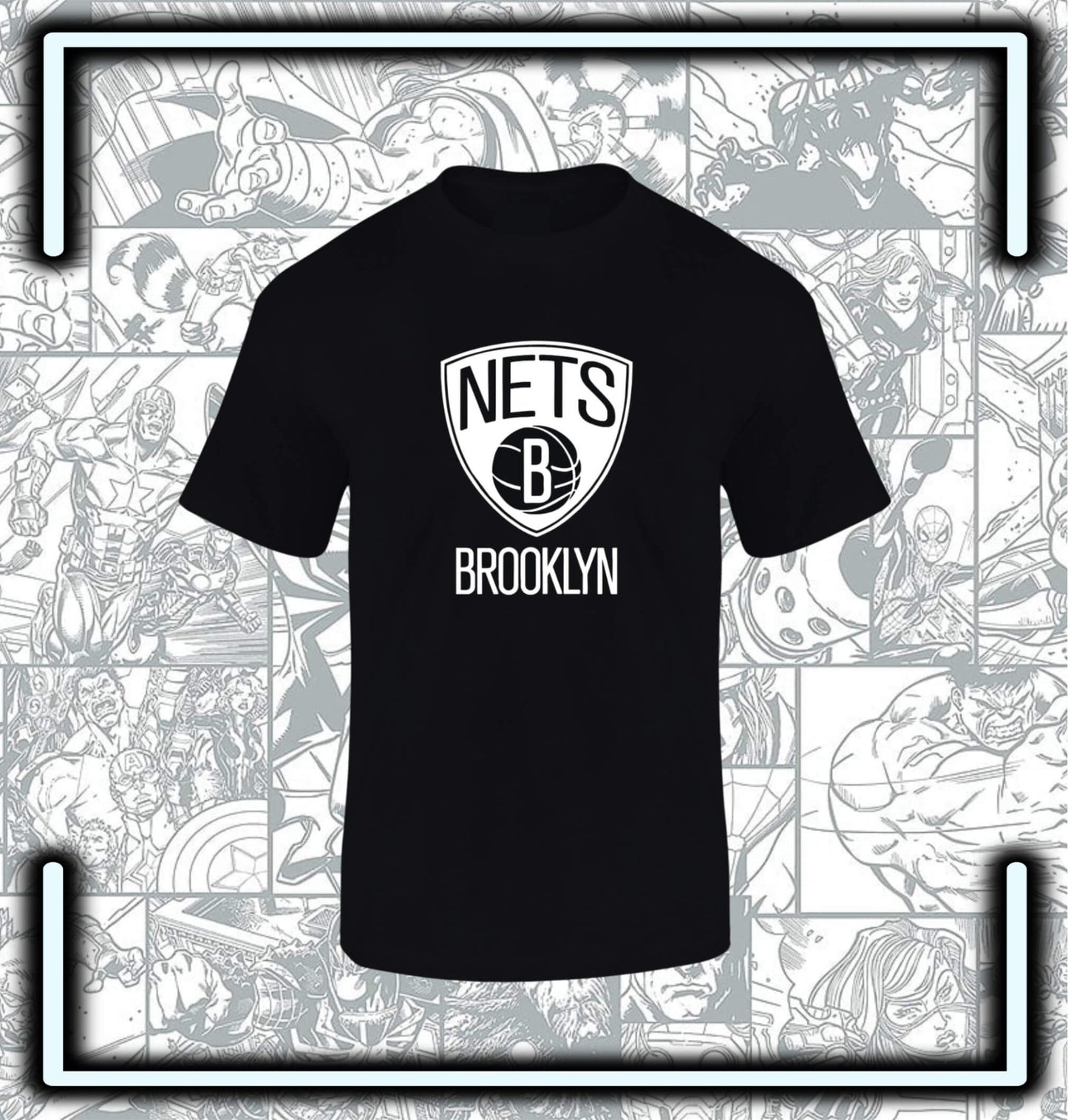 T-Shirt Brooklyn Nets - Comics Store Colombia