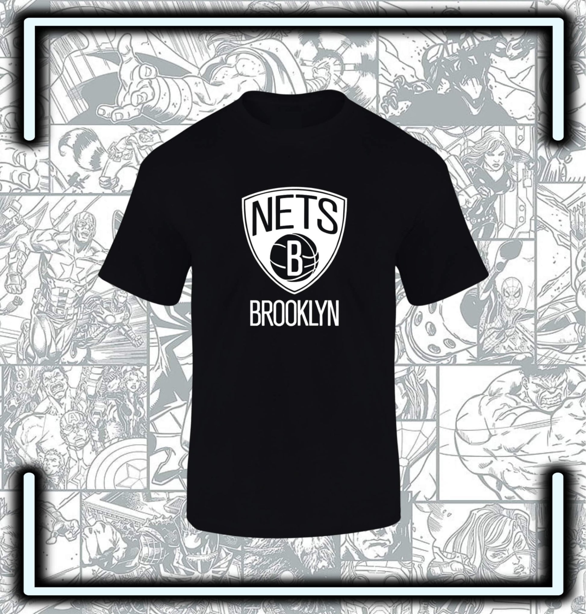 T-Shirt Brooklyn Nets - Comics Store Colombia