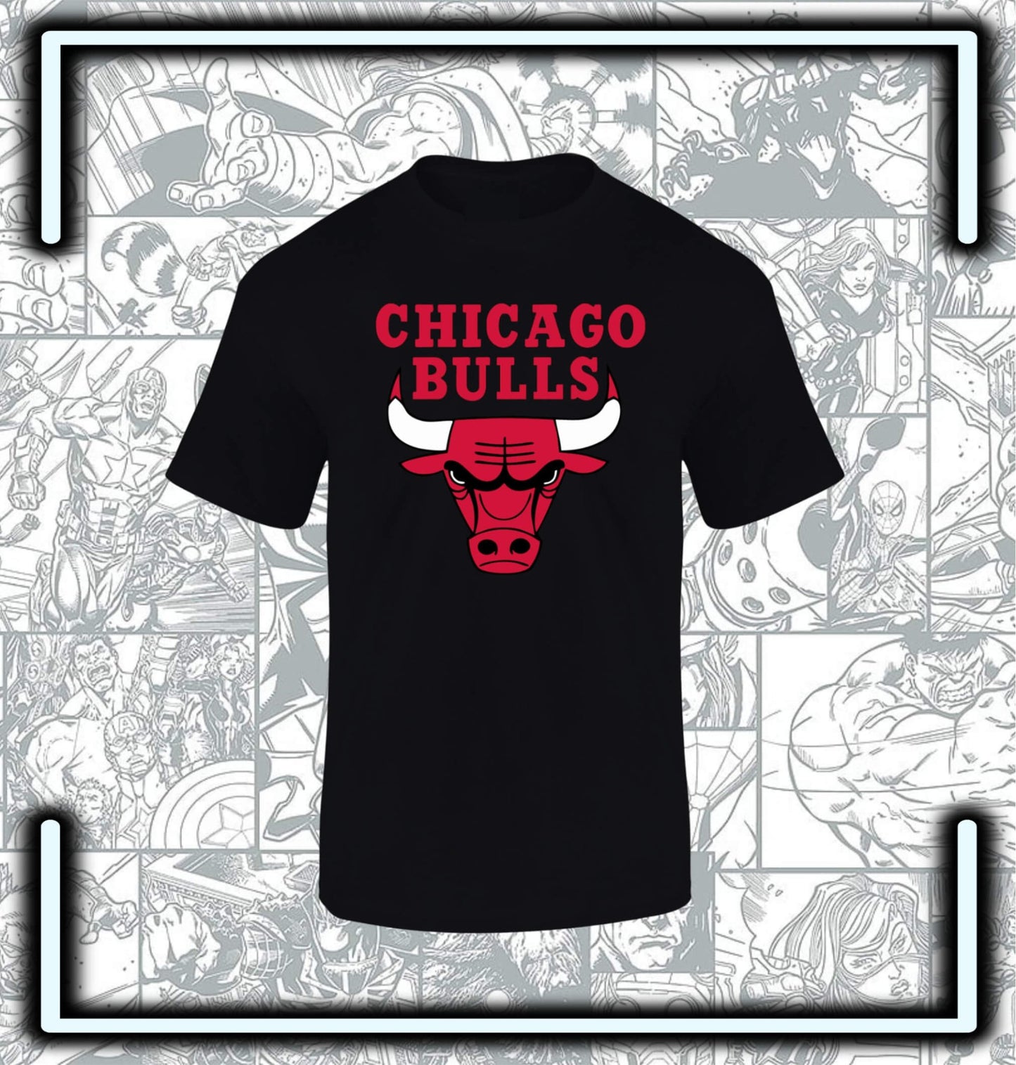 T-Shirt Chicago Bulls - Comics Store Colombia