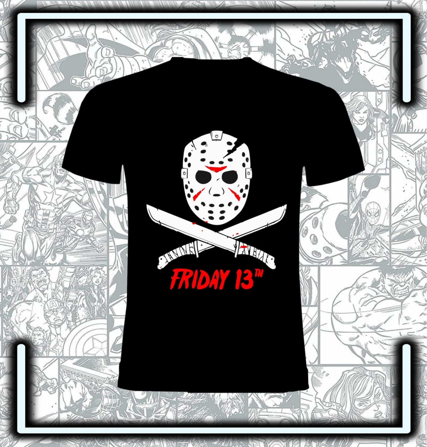 T-Shirt Friday 13 Jason Halloween - Comics Store Colombia