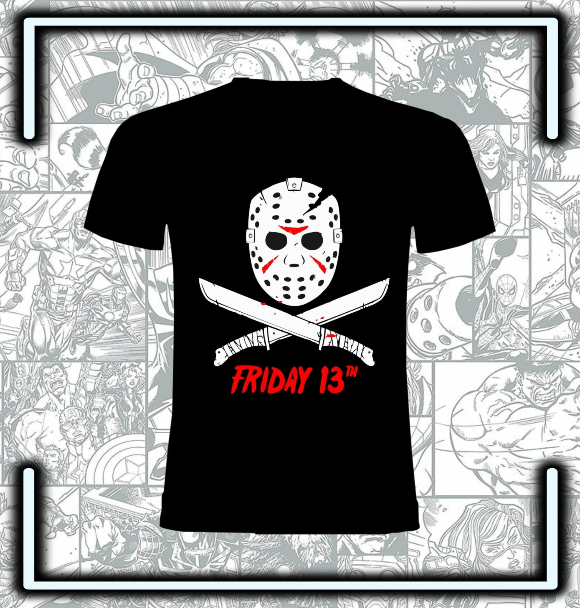 T-Shirt Friday 13 Jason Halloween - Comics Store Colombia