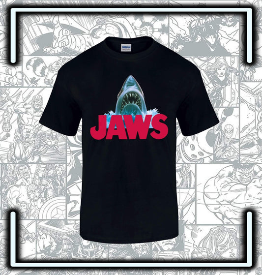 T-Shirt Jaws Black - Comics Store Colombia