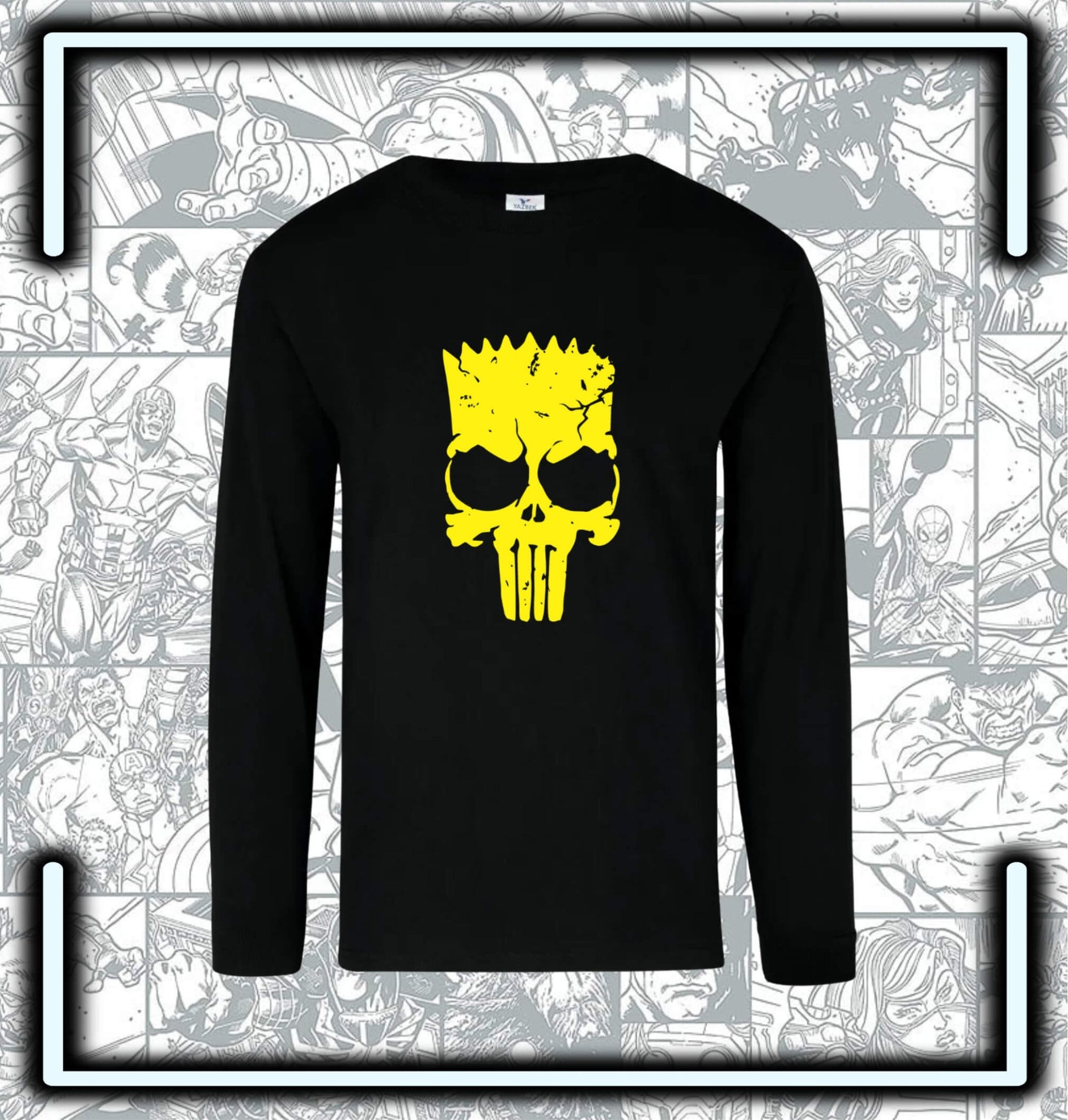 T-Shirt Manga Larga Bart Simpson - Comics Store Colombia