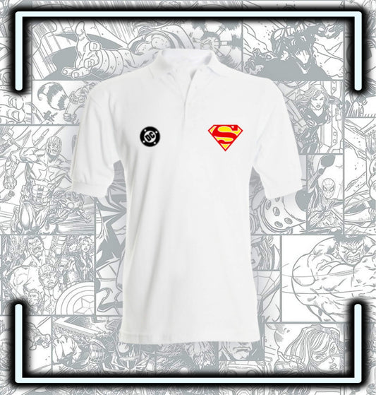 T-Shirt Tipo Polo Superman - Comics Store Colombia